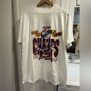 1993 Atlanta Braves MLB 3x Western Division Champions T-shirt NEW